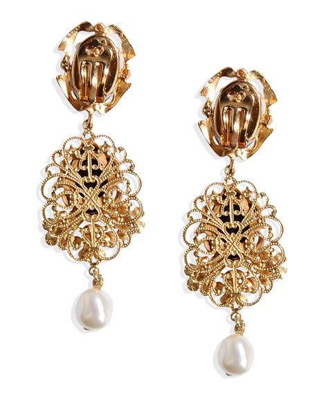 dolce gabbana earrings 2019|Dolce & Gabbana earrings for women.